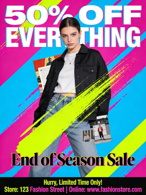 Trendy Fashion Sale Poster