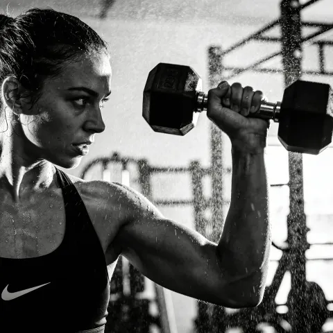 Intense Workout Monochrome