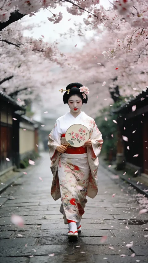 Kyoto Geisha Moment