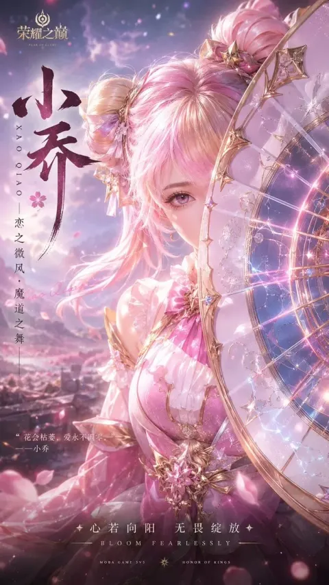 A high-end game role poster, vertical drawings, super-proximate semi-portrait Write