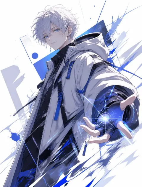Roles and shapes Remodel the character of caractor name in modern street costumes and Techweather styles