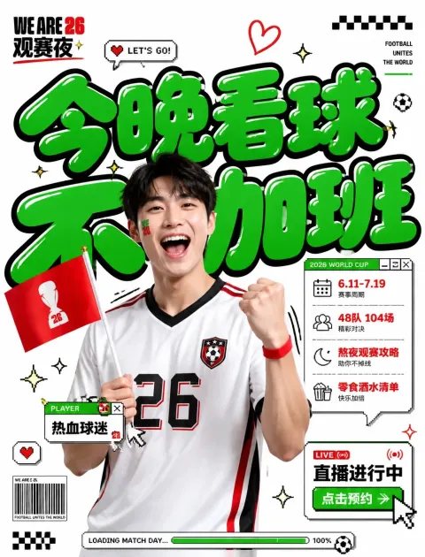 The theme of the "Guide to the 2026 World Cup" was the creation of a high-profile, high-profile visualization 