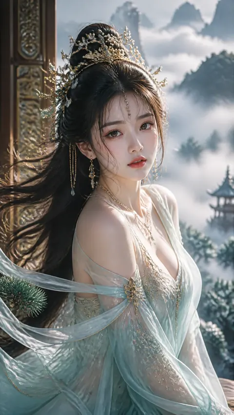 8K is so high, it's a real hostageship, film-class light, an ancient woman from the East, so elegant, and so f