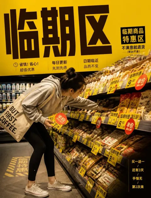 A high-energy editorial lifestyle poster in "S