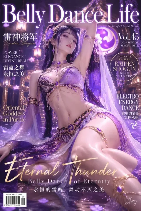 Assigning a role: Fanninga "The God of the Earth" high-end belly theme of reality photography on the cover of 