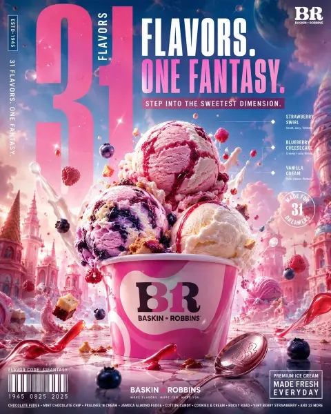 BASKIN ROBBINS — “31 FLAVORS