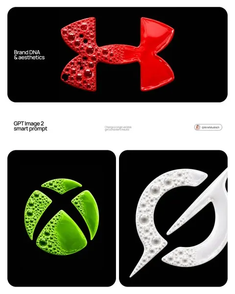 Fluorescent Foam Logo Visual