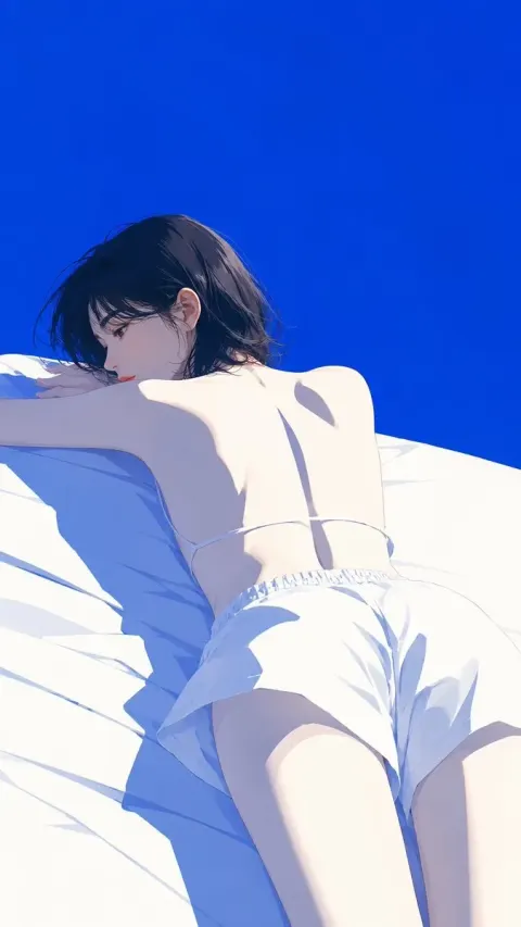 High-end Japanese fashion magazine cover feel illustrations, mainly for Korean girls, very modern fashion digi