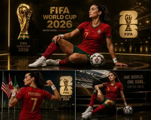 Premium 3-panel FIFA World Cup 2026 Inspired Sports Poster Collage Featuring