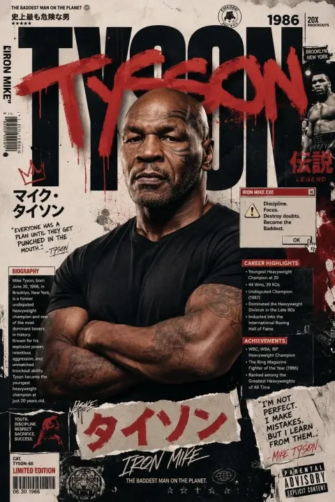 Ultra-Premium Modern Japanese Street-Art Editorial Poster Featuring Artist Name