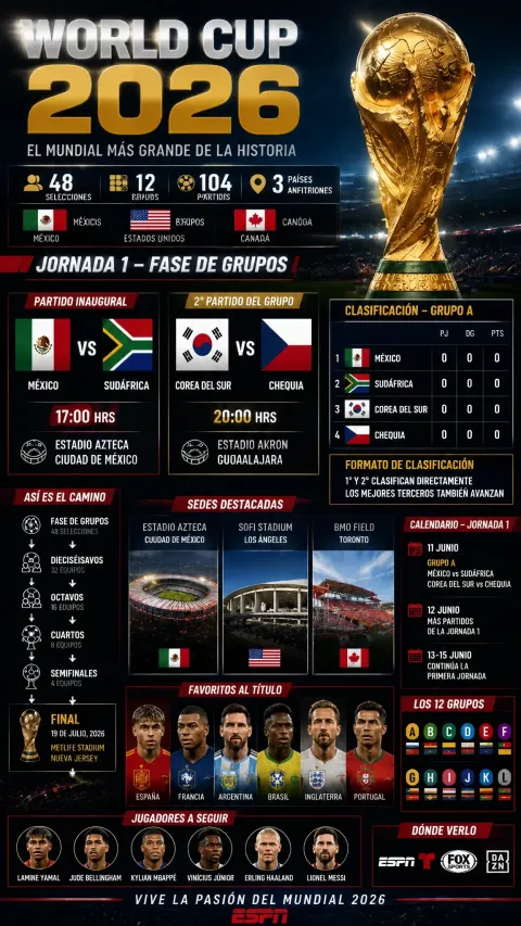 Diseña Una Infografía Deportiva Premium Estilo ESPN, MARCA, AS Y Sky Sports Para