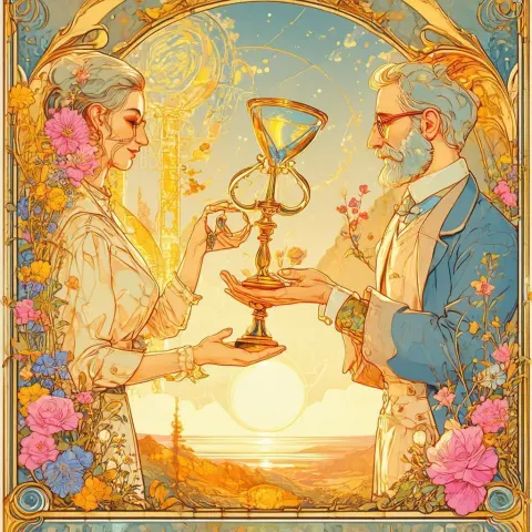 Scientist Honored in Art Nouveau Floral Frames