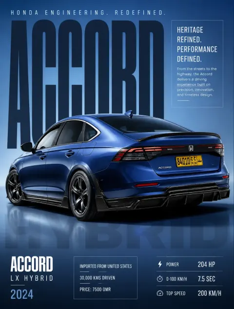 Honda Accord 2024, Fast and Furious Inspired Aesthetic, Premium Automotive