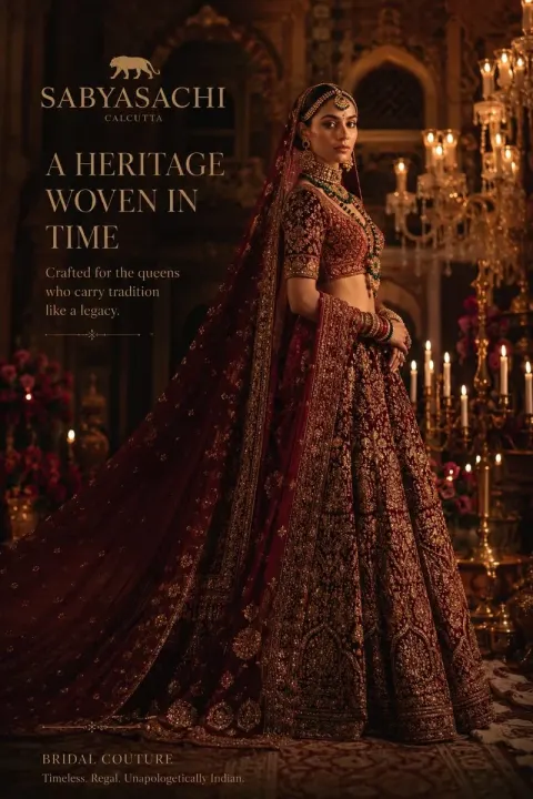 Luxury Haute Couture Bridal Fashion Campaign Inspired by Elite Vogue