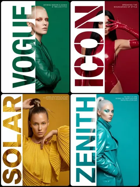 Style & Composition: High-Fashion Editorial Typography Po