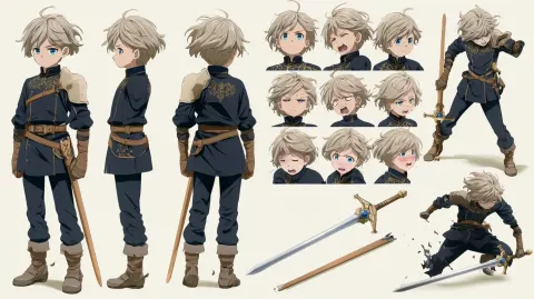 THE LOST CENTURYDARVEN VALDRAKEMASTER CHARACTER REFERENCE SHEET16:9 HORIZONTAL