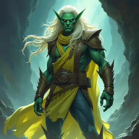 Hastur as a Whimsical Animated DnD Portrait