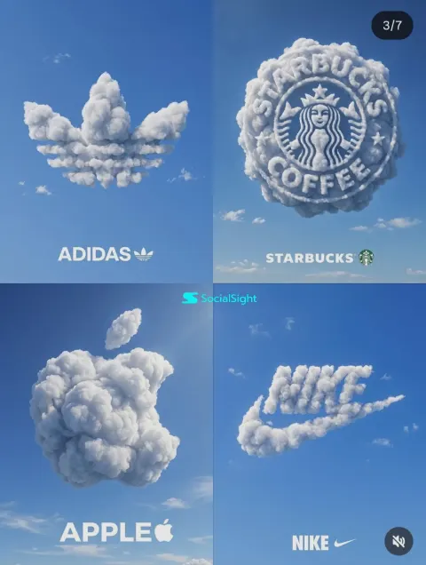 Cloud Logo 2x2 Brand Poster