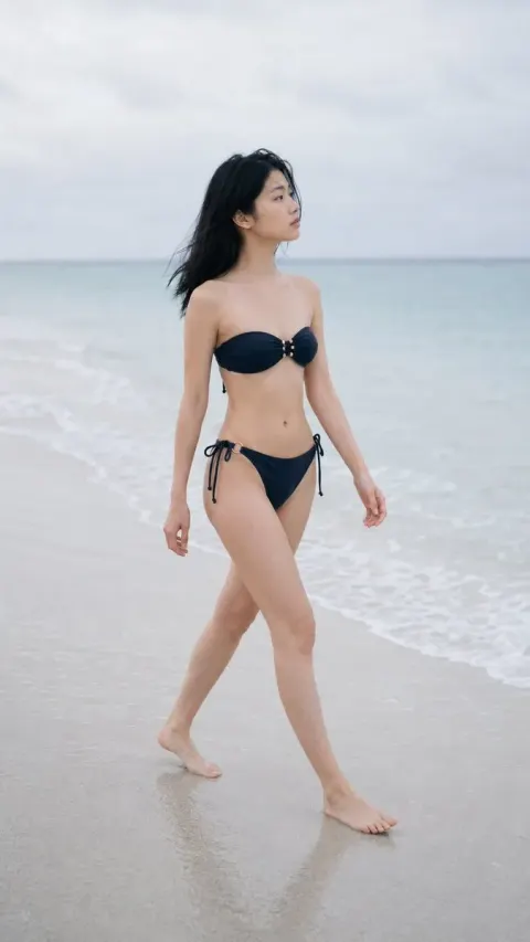 Early Morning Swimwear Magazine Spread