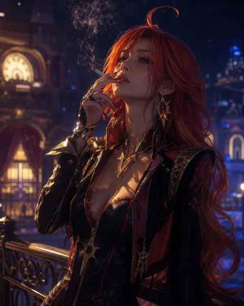Fallen Idol Night Balcony Character Portrait