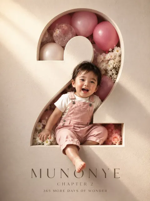 Luxury Birthday Number Two Poster