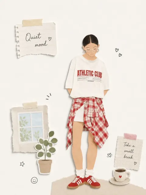 Minimal Paper Clipping Product Collage