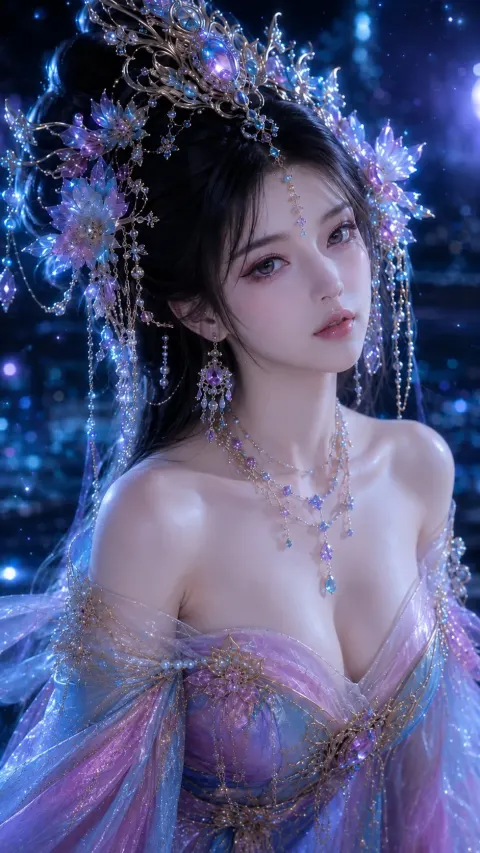 Oriental Fantasy Noblewoman 3D CG Portrait