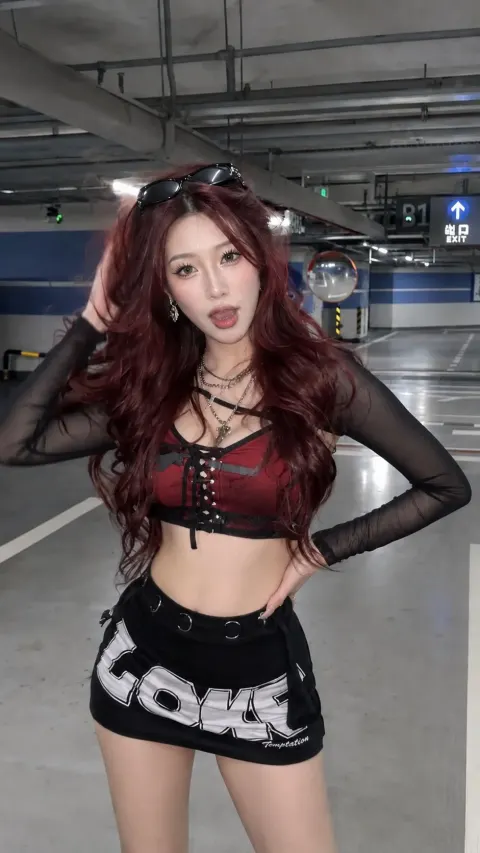 Parking Garage Dance Video Screenshot Portrait