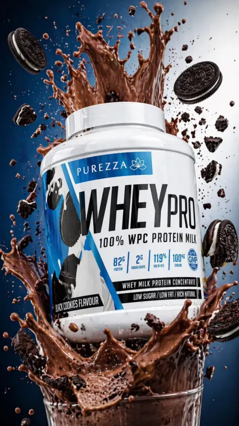 Protein Powder Splash Hero Shot