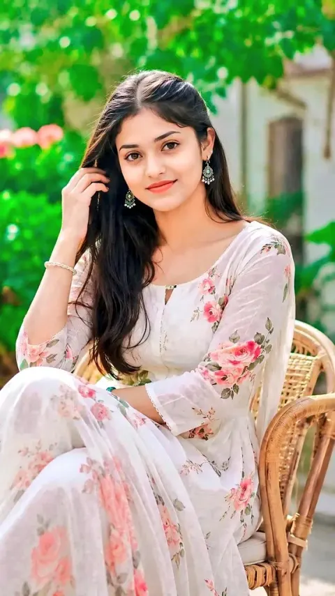 South Asian Garden Cinematic Portrait