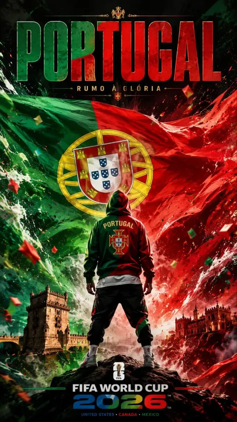 World Cup 2026 National Flag Poster Series
