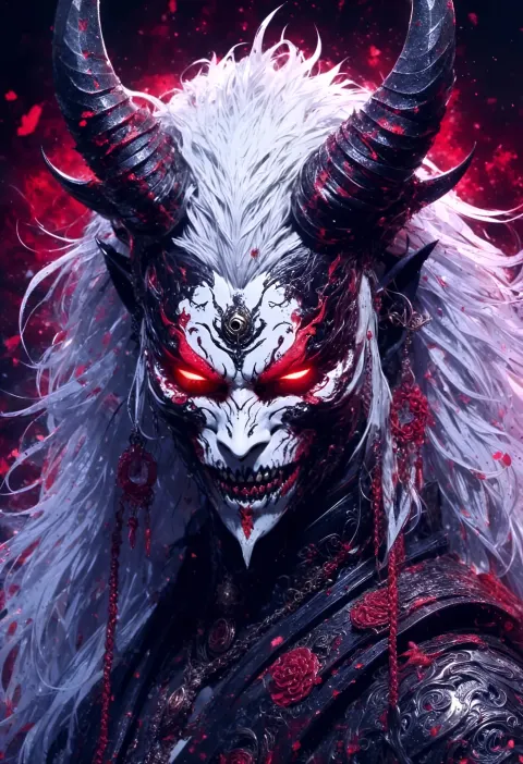 Japanese Oni Mask