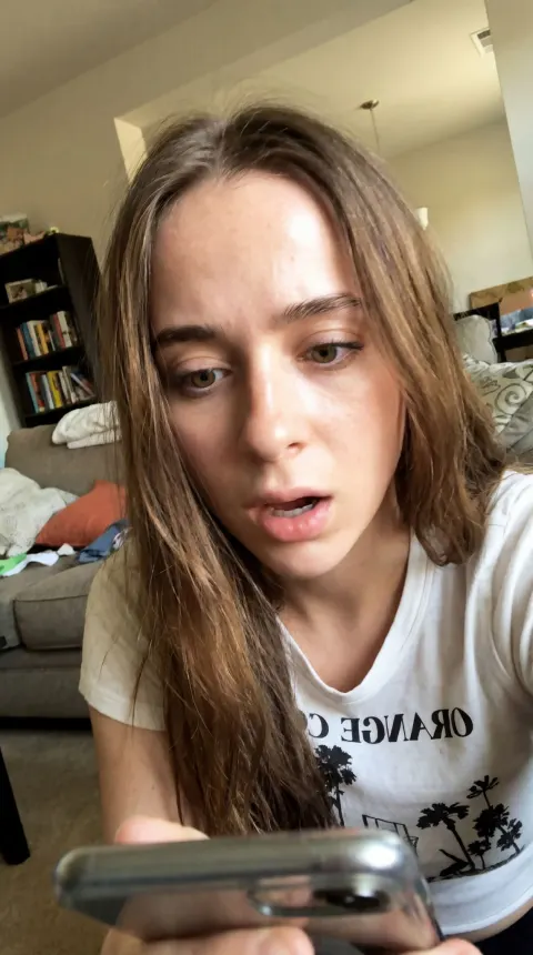 Candid Mediocre iPhone Selfie Snapshot