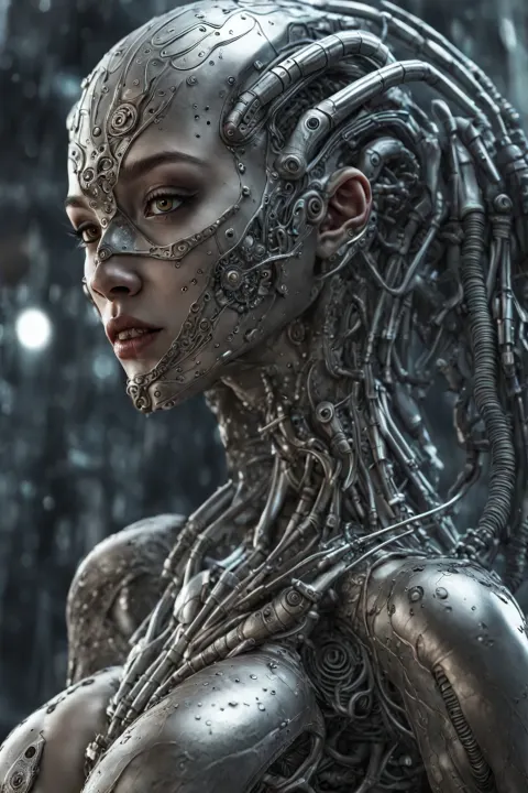 Cyborg Demons H.R. Giger Style