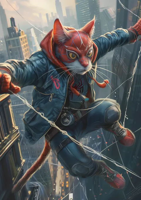 amazing spidercat