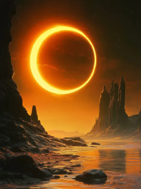 Sun Rocky Planet Science Fiction