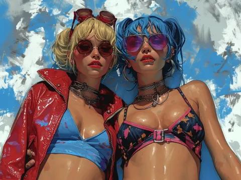 Jamie and Hirohiko the PiratePUnks