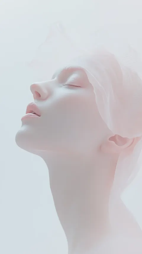 Ethereal Woman Portrait Pastel