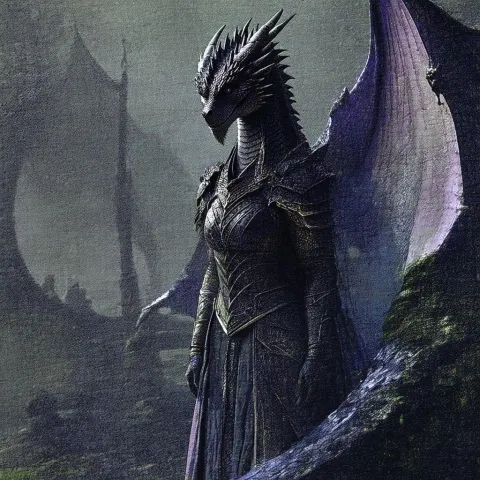 The Mother of Dragons in Grainy Epic
