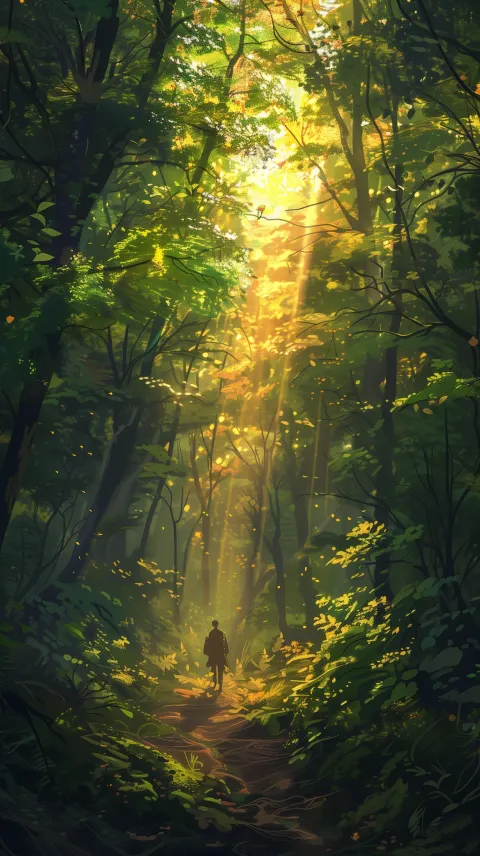 Forest Explorer Golden Sunlight