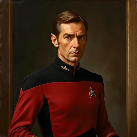 George Harrison as Star Trek Renaissance Officer