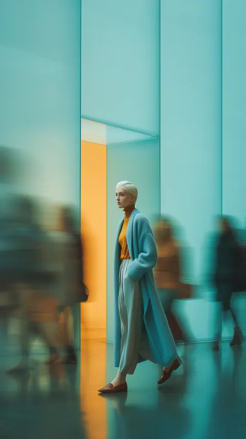 Female Model Urban Architectural Motion