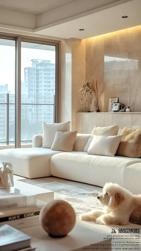 Realism Living room interior