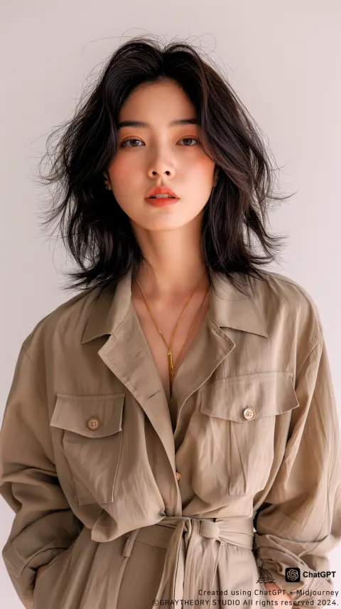 Korean Woman Modern Creative