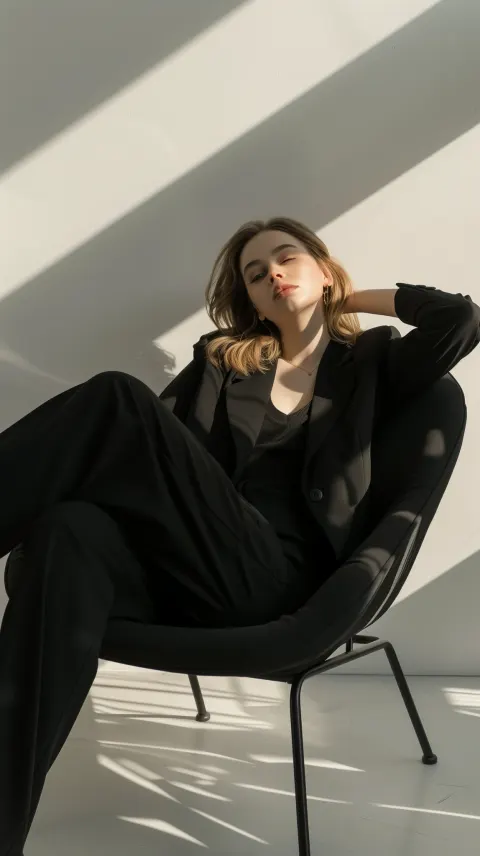 Woman Relaxed Modern Chair