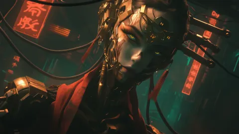 Asian Female Robot Han Fu