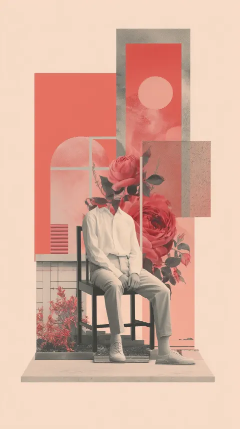 Boy Blooming Chair Surreal