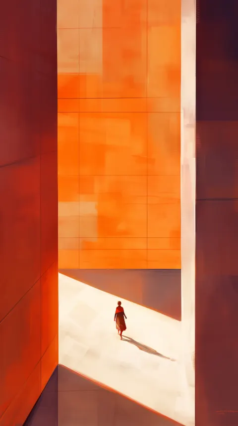 Man Light Shadow Architecture