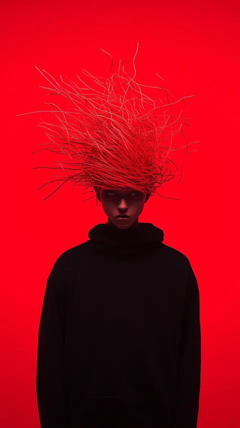 Red Thunder Figure Avant-Garde