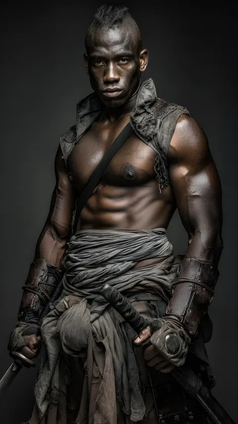 Male Warrior Samurai Costume